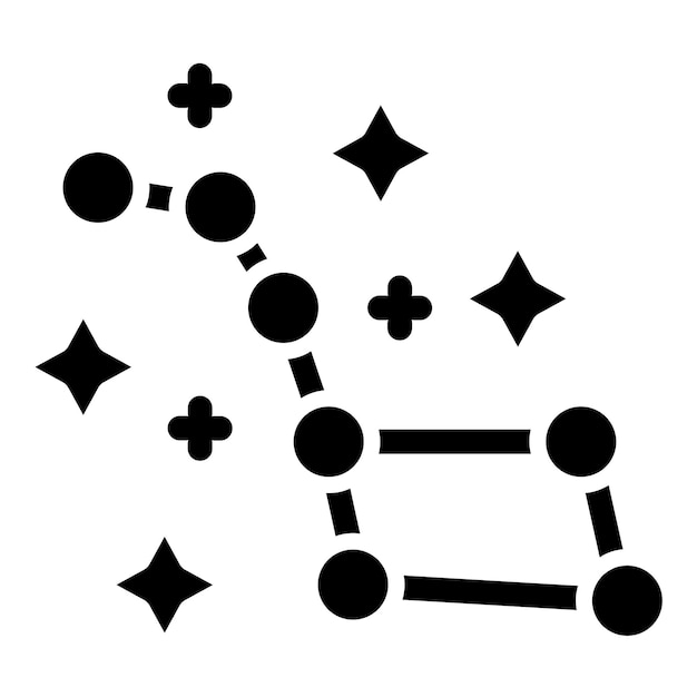 Векторный дизайн big dipper icon style