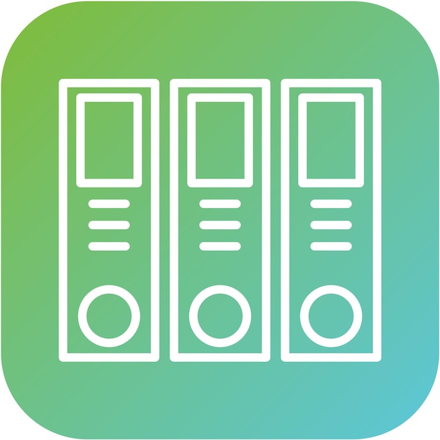Vector Design Binder Icon Stijl