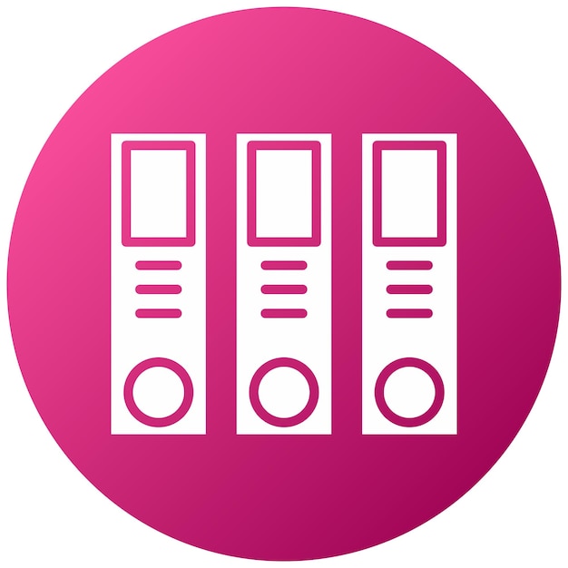 Vector Design Binder Icon Stijl