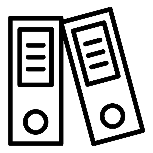 Vector Design Binders Icon Style