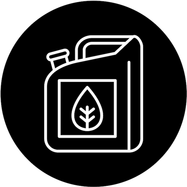 Вектор vector design biofuel can icon style