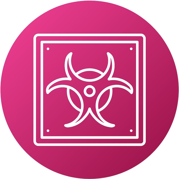 Vector Design Biohazard Icon Style