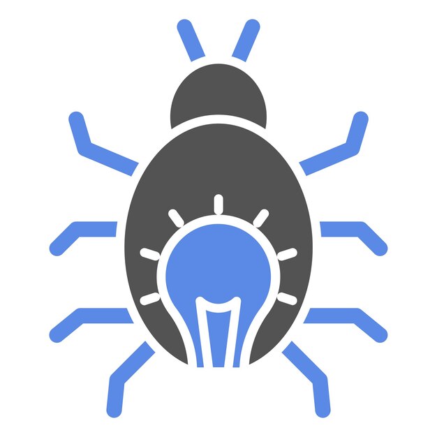 Vector Design Bioluminescence Icon Style