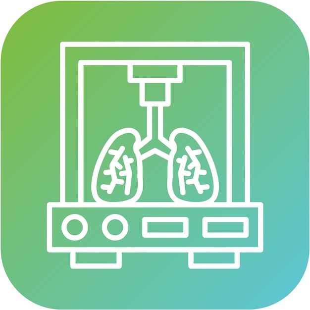 Vector vector design bioprinting icon style