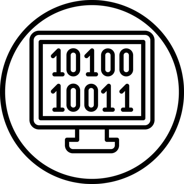 Векторный дизайн битового стиля иконы