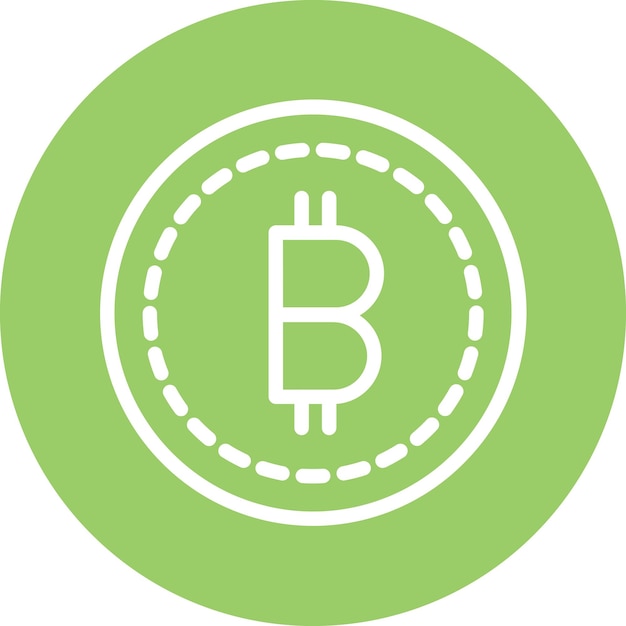 Vector Design Bitcoin Icon Style