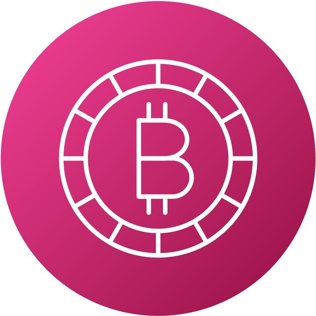 Vector Design Bitcoin Icon Style