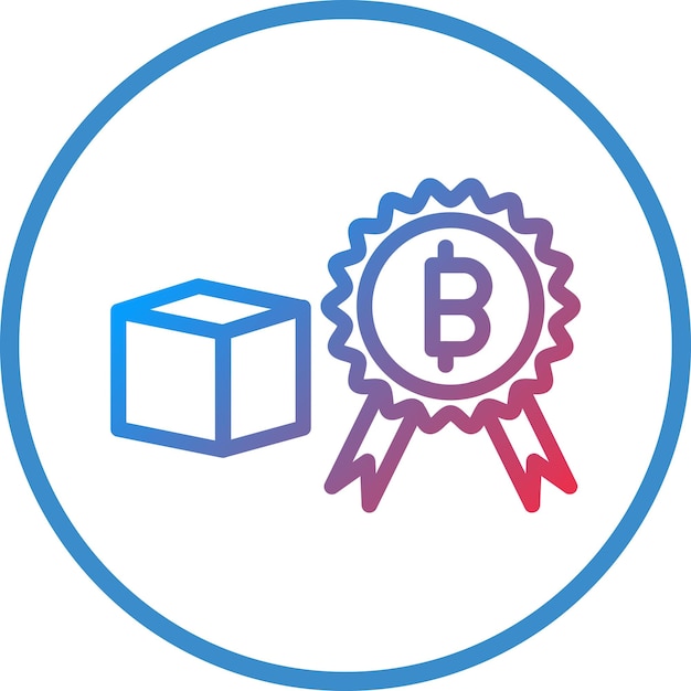 Vector Design Block Beloning Icon Stijl