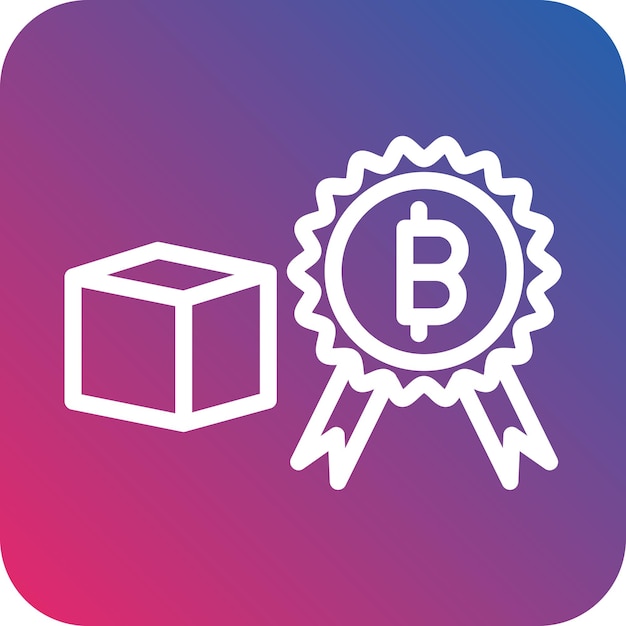 Vector Design Block Beloning Icon Stijl