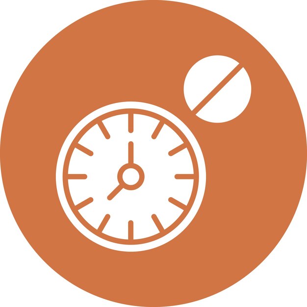 Vector Design Block Time Icon Style