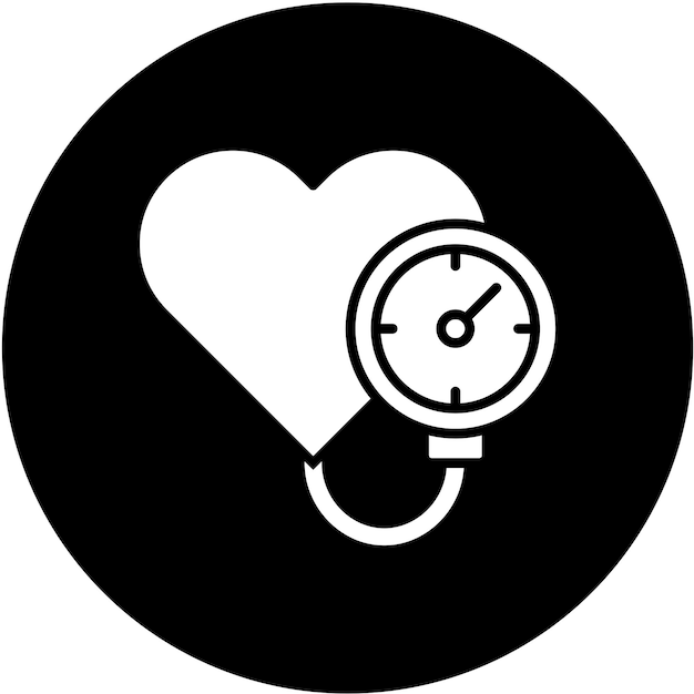 터 디자인 혈압 측정기 아이콘 스타일