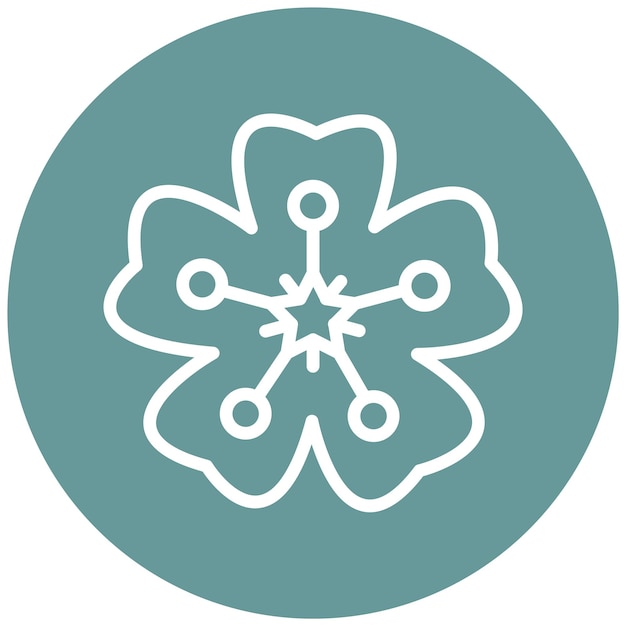 Vector Design Blossom Icon Style