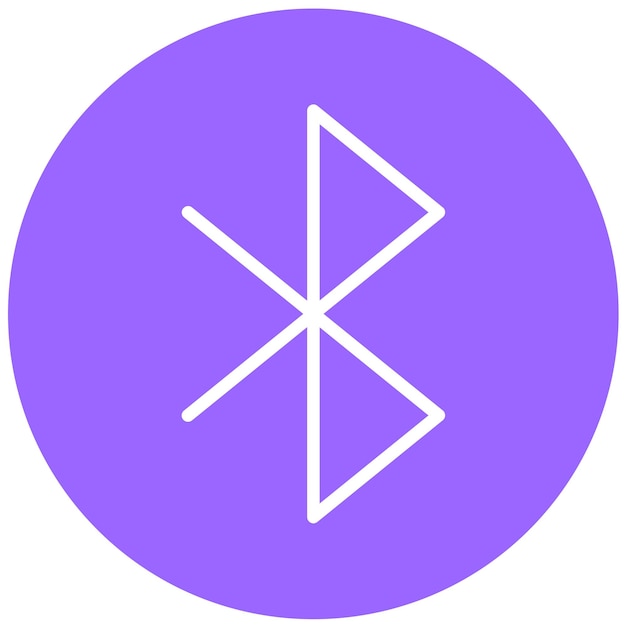 Vector vector design bluetooth icon style