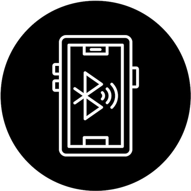 ベクトルデザイン Bluetooth 検索アイコンのスタイル