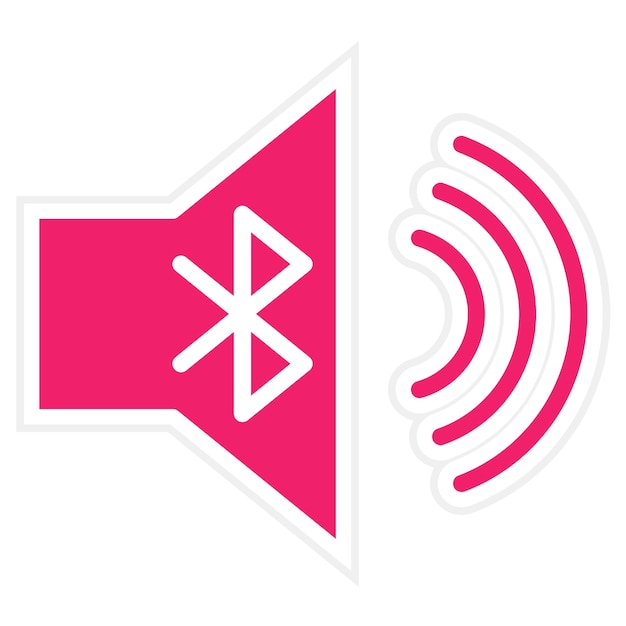 Vector Design Bluetooth Speaker Icon Style