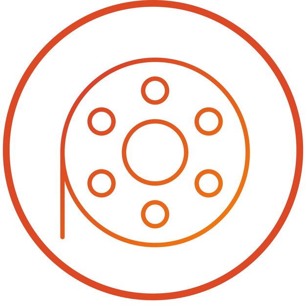 Векторный дизайн Bobbin Icon Style