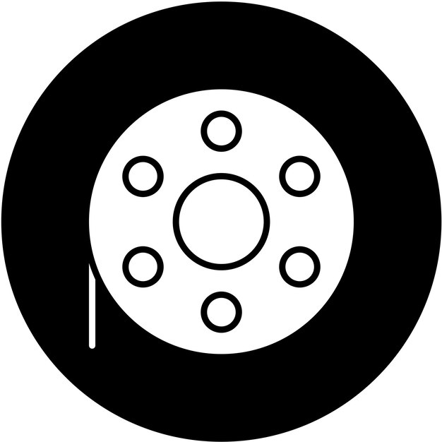 vector design bobbin icon style