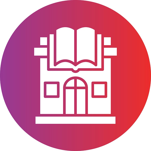 Vector Design Book Store Icon Style