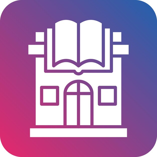 Vector Design Book Store Icon Style