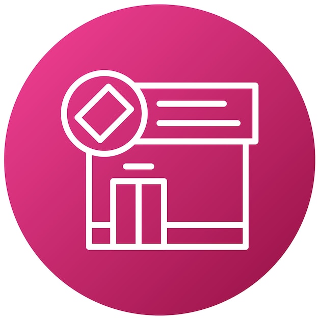 Vector Design Bookstore Icon Style