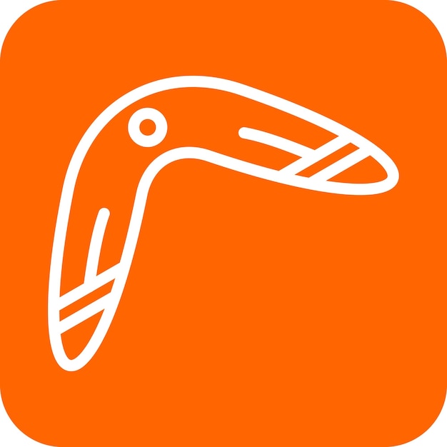 Vector vector design boomerang icon style