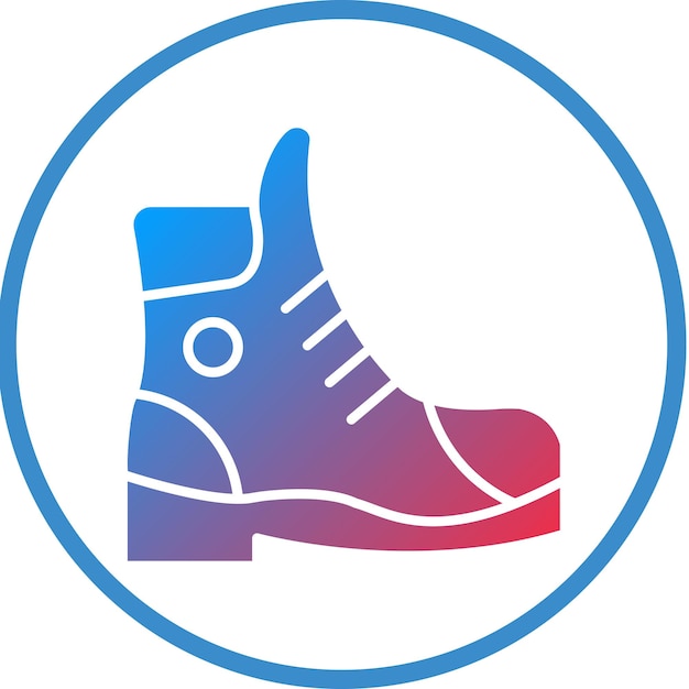 Vector Design Boot Icon Style