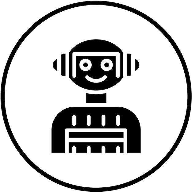 ベクトルデザインボット アイコンスタイル