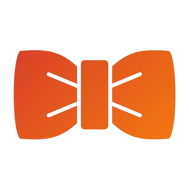 Vector vector design bow tie icon stijl