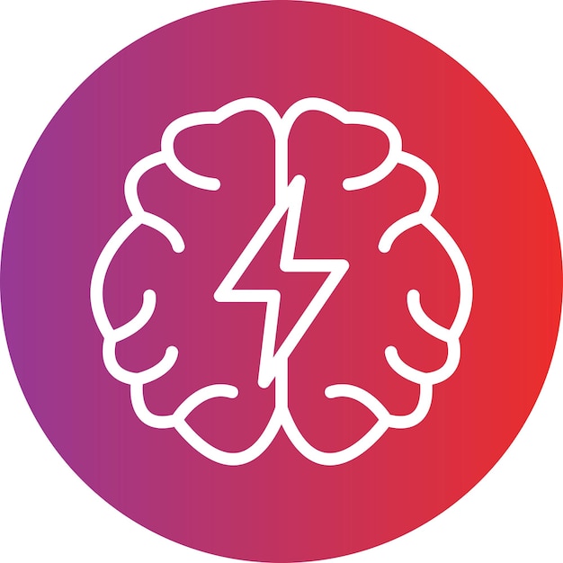 Vector vector design brainstorm icon style