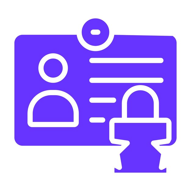 Стиль иконки аутентификации векторного дизайна