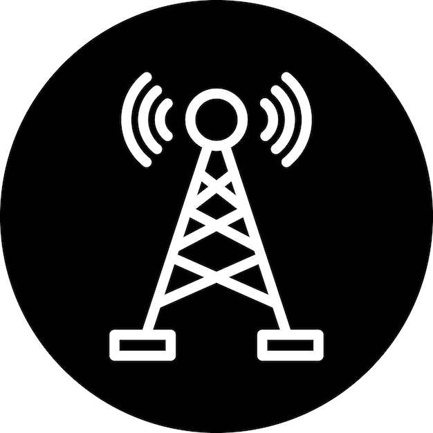 Vector Design Broadcast Icon Style