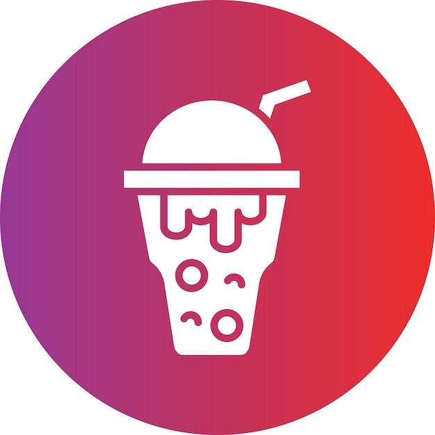 Vector Design Bubble Tea Icon Style
