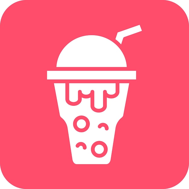 Vector Design Bubble Tea Icon Style