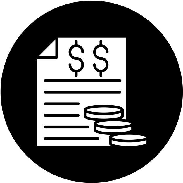 ベクトル vector design budget icon style