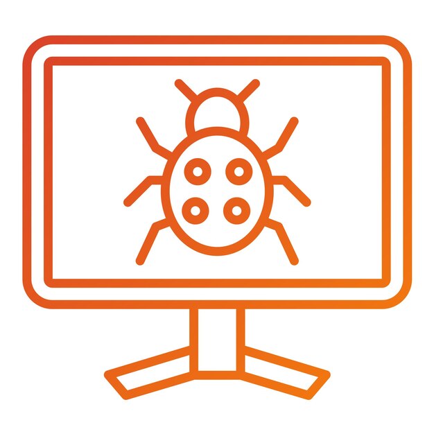 Vector vector design bug icon style