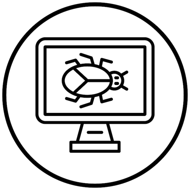 Векторный дизайн стиля иконки ошибки