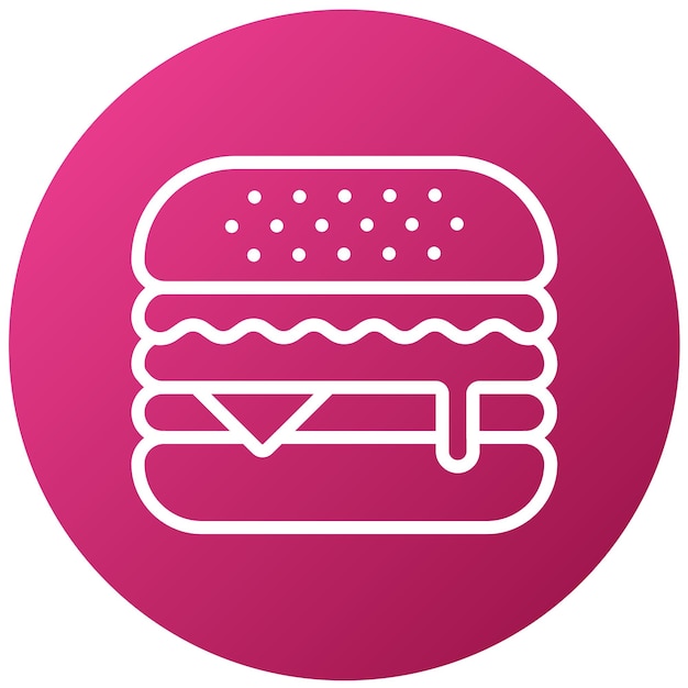 Vector vector design burger icon style