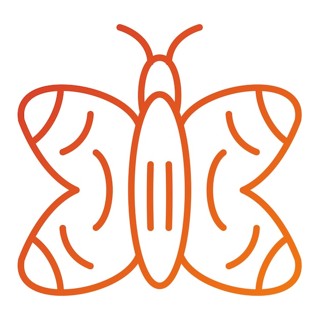 Вектор Векторный дизайн стиля иконы бабочки