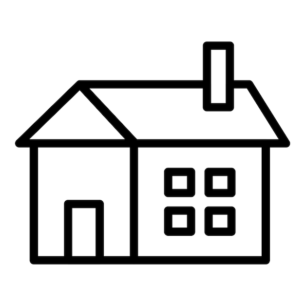 Vector Design Cabin Icon Style