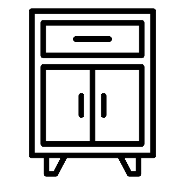 Vector Design Cabinet Icon Style