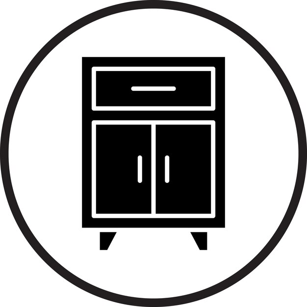Vector Design Cabinet Icon Style