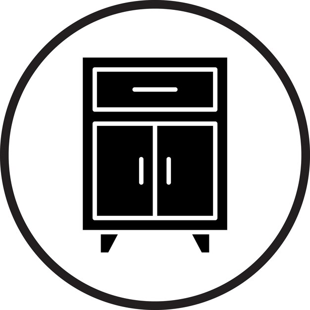 Vector Design Cabinet Icon Style