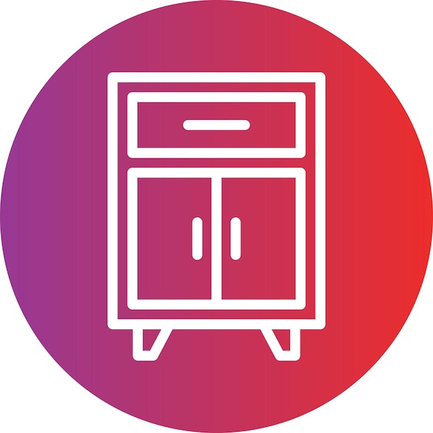 vector design cabinet icon style