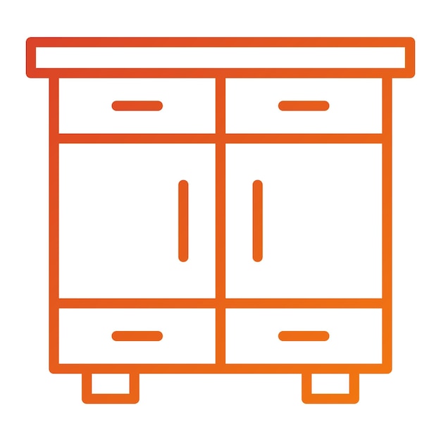 Vector vector design cabinet icon style