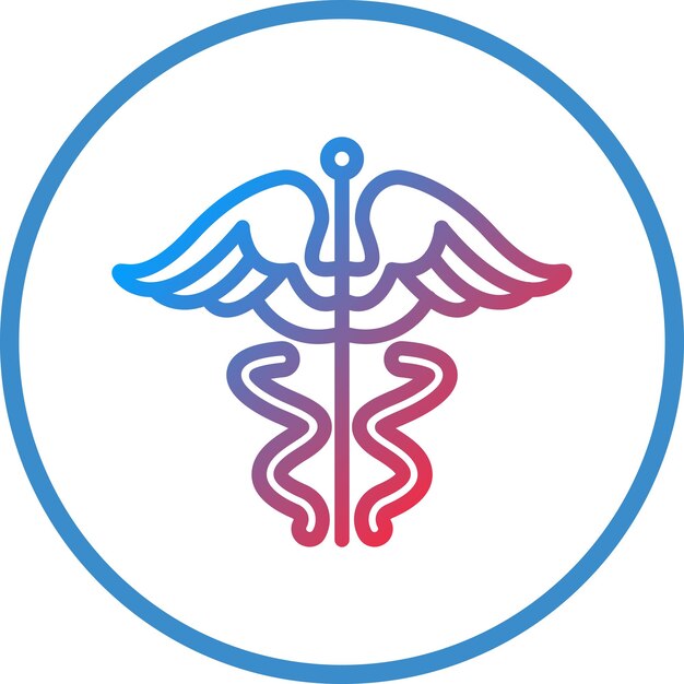 Векторный дизайн Caduceus Icon Style