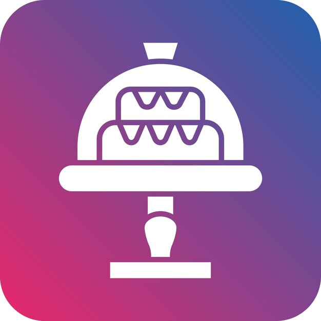 Vector vector design cake dome icon style