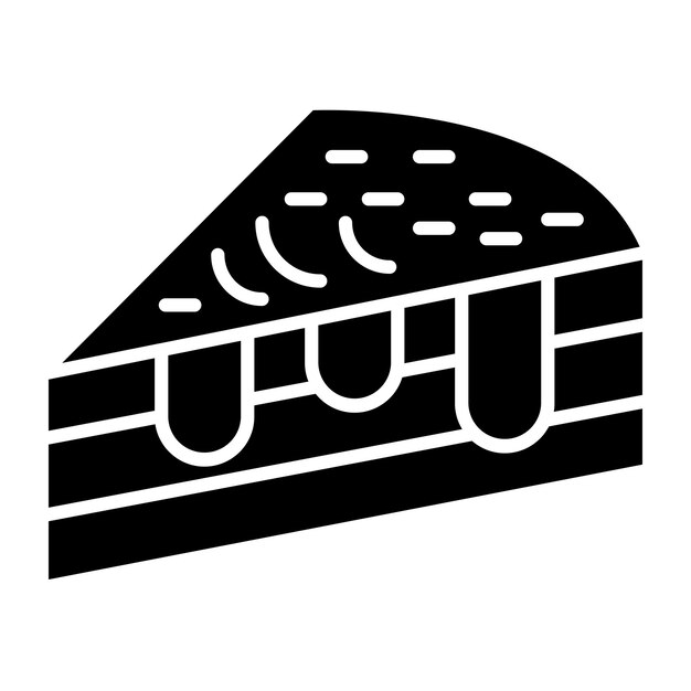 Vector Design Cake Slice Icon Style