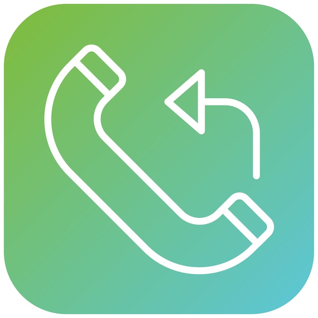 Vector Design Callback Service Icon Stijl