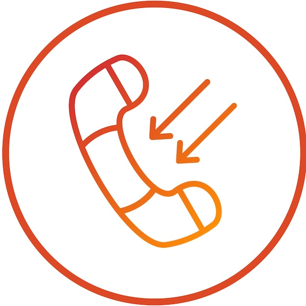 Vector Design Callback Service Icon Stijl