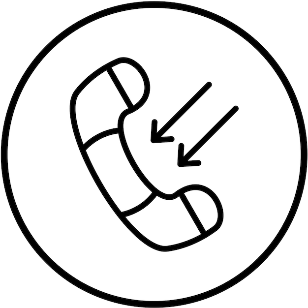 Vector Design Callback Service Icon Stijl